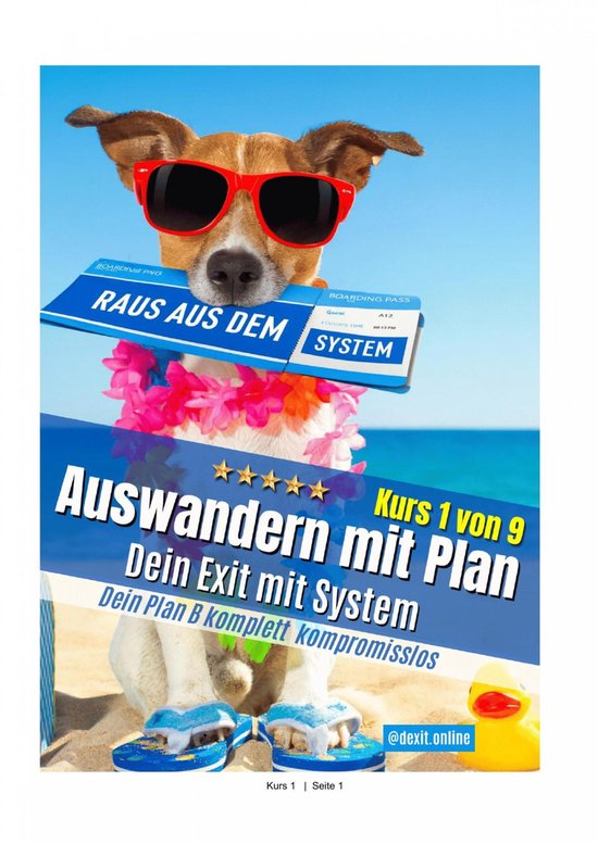 Richtig Auswandern – Dein Exit mit System Kurs 1/9 - cover