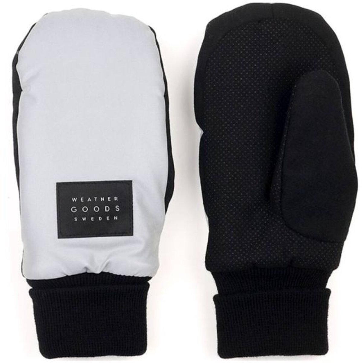 Weather Goods Wanten Reflective Mittens Luna Silber