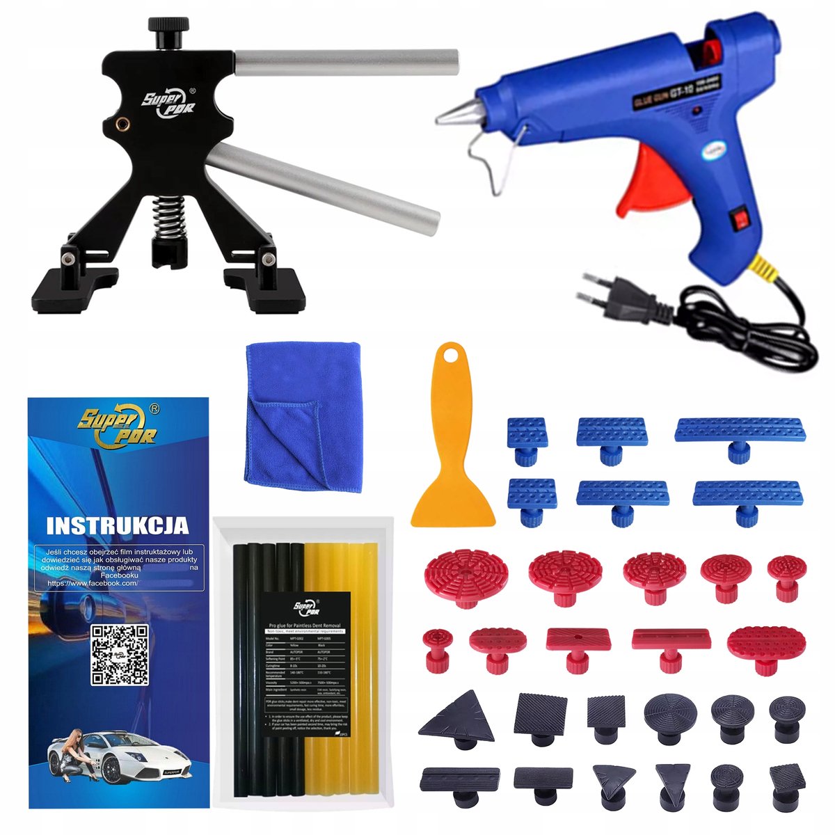 Professionele PDR Set: Deuk Verwijderen Zonder Lak Schade