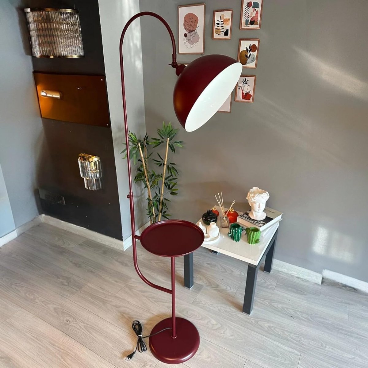 Bamyum Kantor hanglamp, Moderne stijl, Ø30 cm, antiek koper metalen lamp