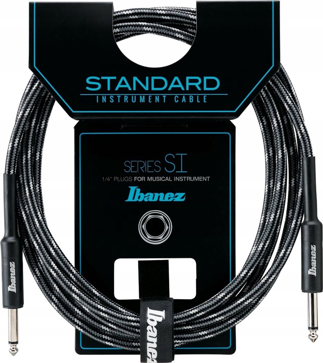 Ibanez SI20 CCT Gitaarkabel Jack-Jack 6m Zwart