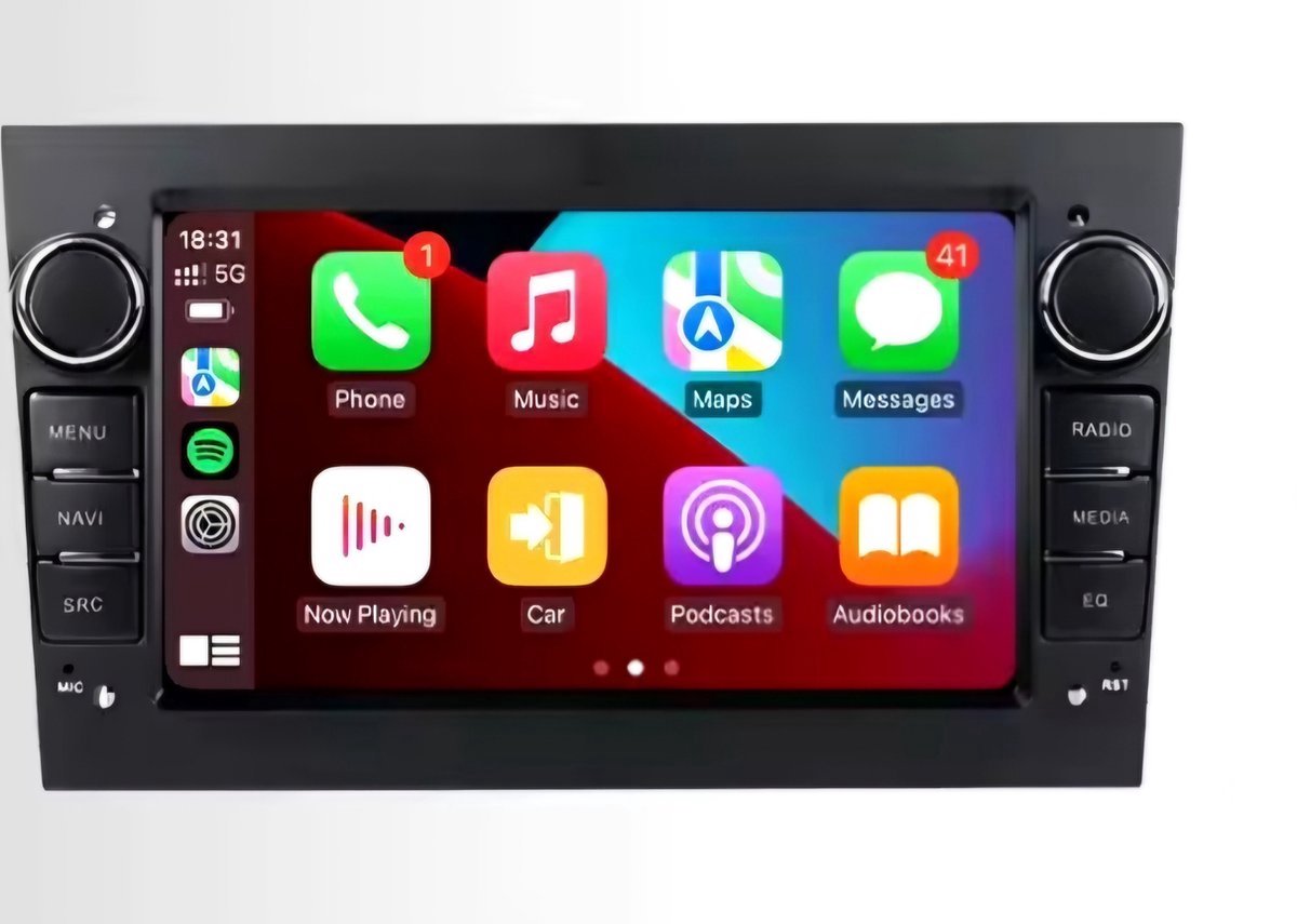 Carplay - [2+32G] Android 13 Autoradio - Opel Corsa d/Astra h/Zafira b/Meriva/Vivaro 7 Inch Touch Screen met WiFi/GPS/Bluetooth/USB/FM/MirrorLink-Zwart