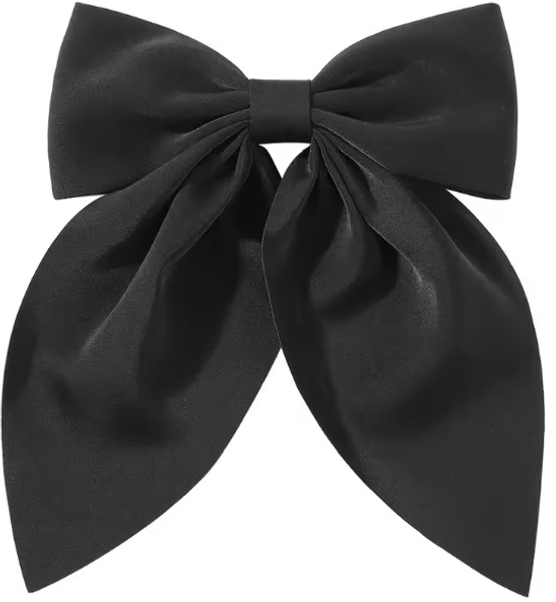 Haarstrik - Bow Zwart | Clipsluiting | 13 x 18 cm | Polyester
