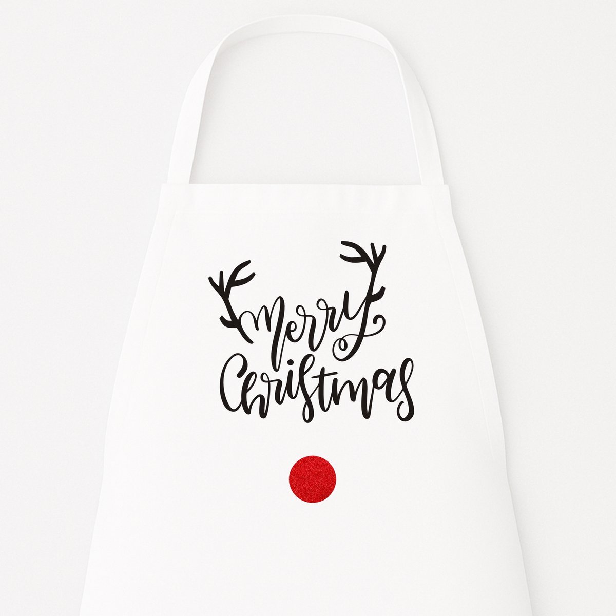Kerst Kookschort "Merry Christmas" - Grappig Cadeau - Kerst Keukenschort - Feestelijk Keukenschort