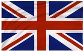 Vlag Verenigd Koninkrijk - 90x150 cm - Union Jack - Britse vlag - Met ophangringen - Flag United Kingdom - Jonyx