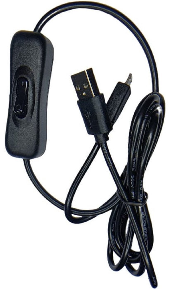 OTRONIC® USB naar Micro-USB voedingskabel met AAN/UIT schakelaar
