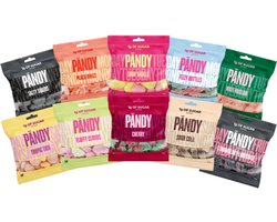 Pandy | Mix Sugar Free Candies | Voordeelpakket | 10 x 50g