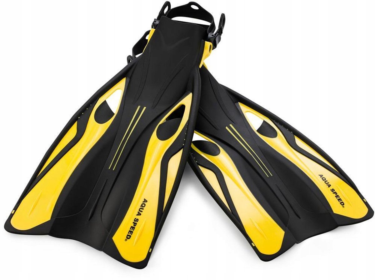 Aqua Speed Swift Verstelbare Zwemvliezen Geel Maat 41-45
