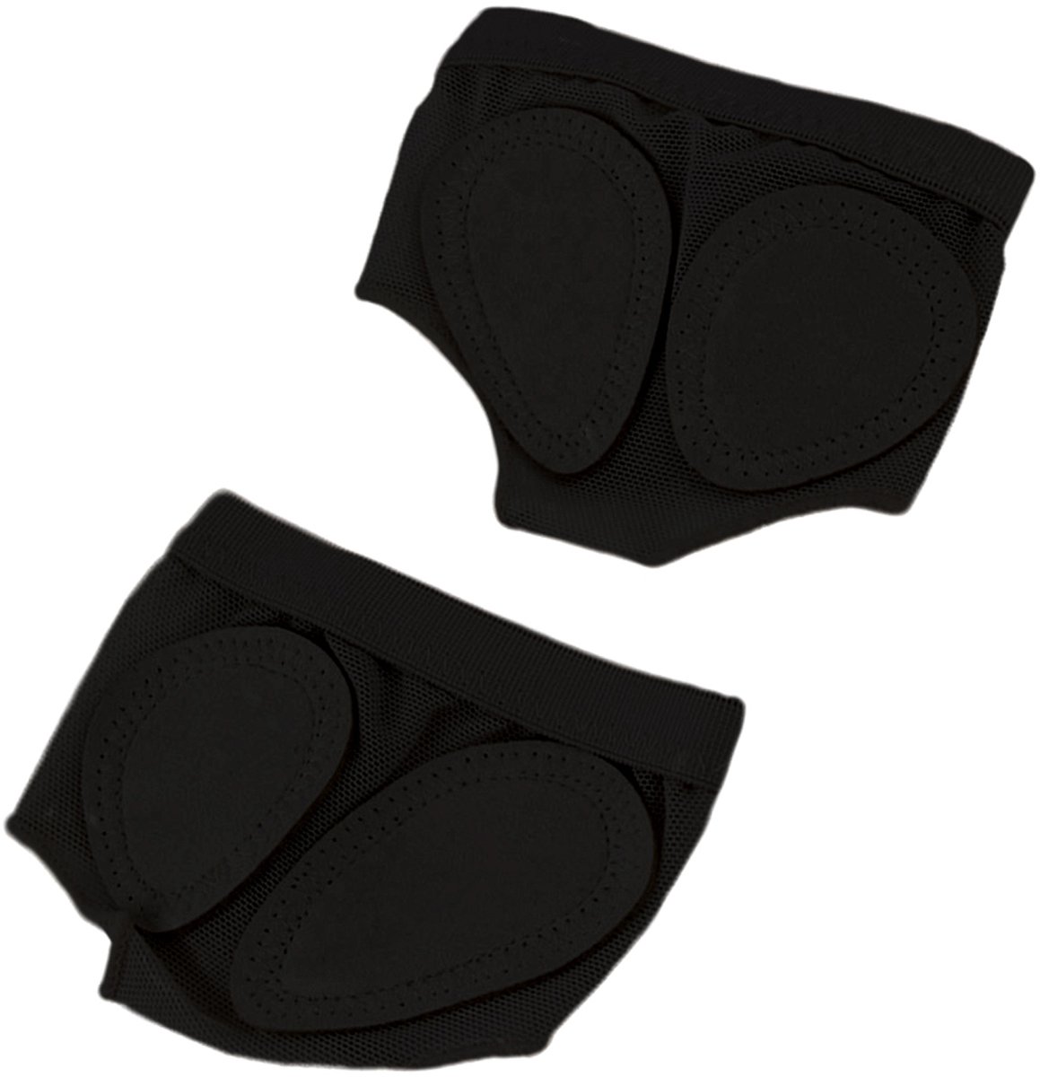 Arabesque Isadora – Half Shoes – Zwart – Ademend Gaas – Comfortabel – Voor Dans en Gymnastiek