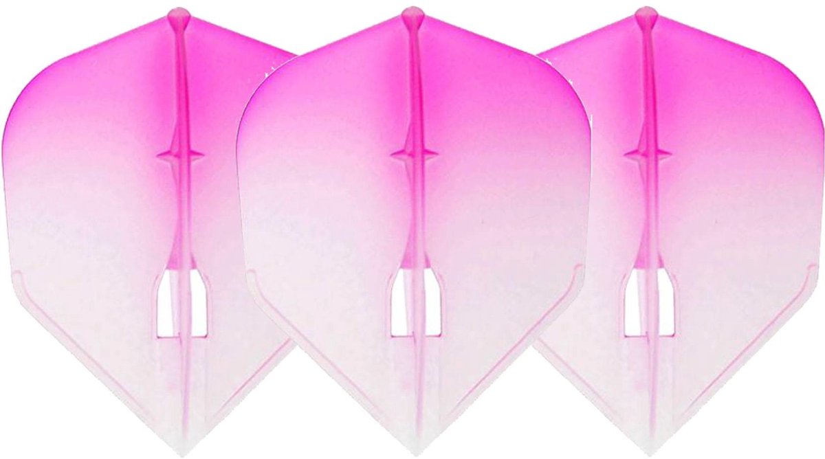 L-Style Champagne L3 Shape 2-Tone CWH×Pink - Dart Flights