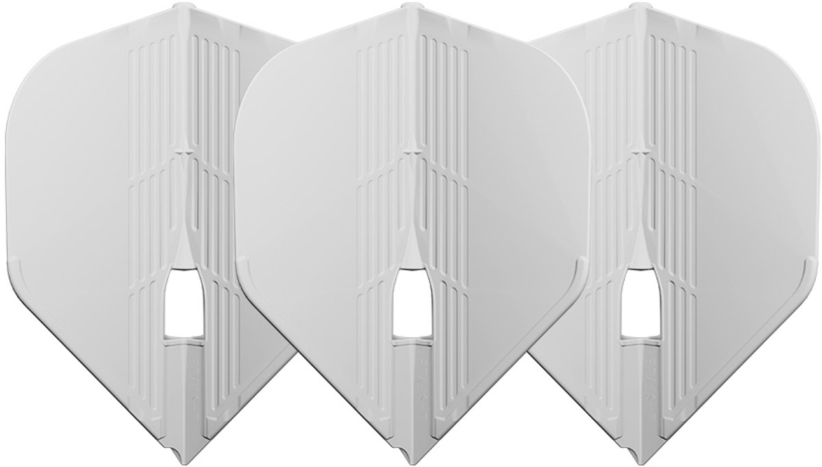 L-Style Champagne Flight Kami L1 Standard White - Dart Flights