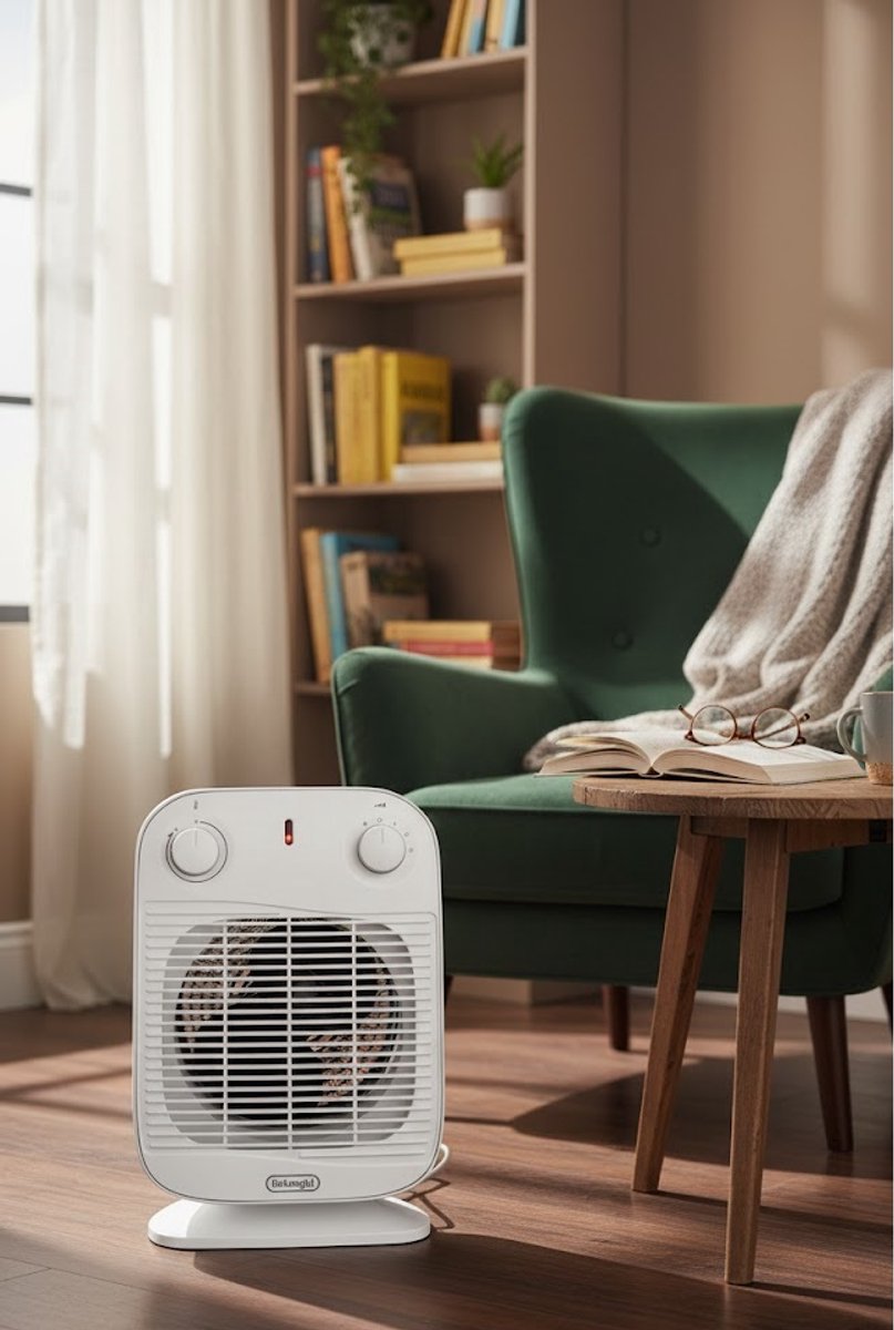 ComfortPro 2000W Compacte Pedestal Ventilatorkachel - Pedestal Ventilatorkachel – Veilig & - Medahomestore