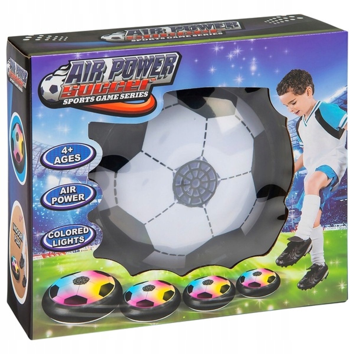 Zwevende Voetbal met Licht - Indoor Speelplezier