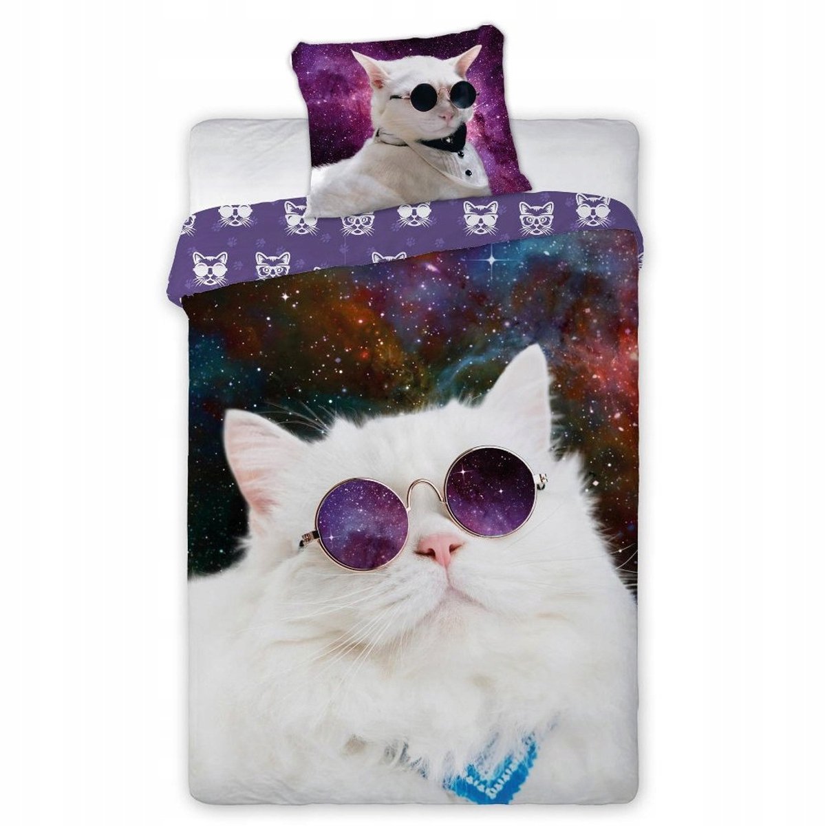 Katoenen Kinderbeddengoed Ruimte Kat 160x200 cm
