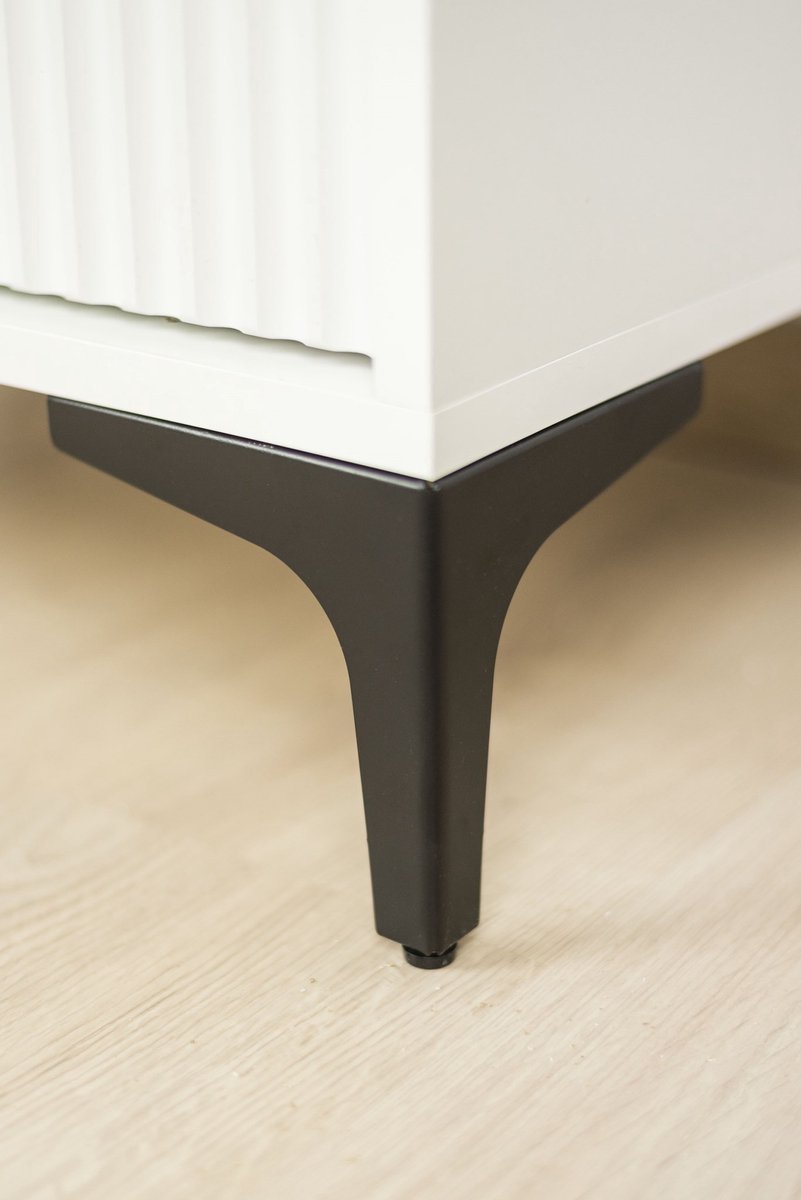B&B Anchor Series – Meubelpoten – Mat Zwart – Staal – 100 mm