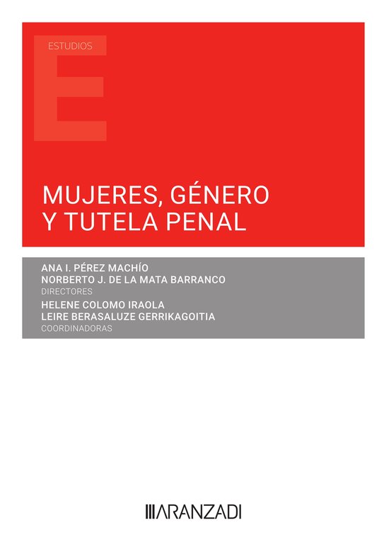 Mujeres, género y tutela penal - cover