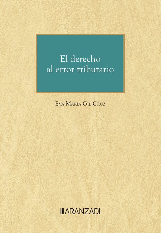 El derecho al error tributario - cover