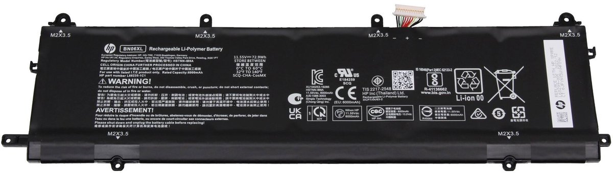 HP L68235-1C1 Batterij - 72,9Wh