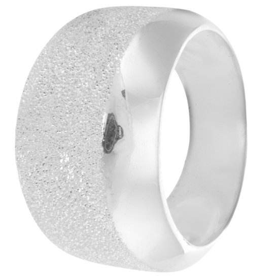 Behave – Ring – Couleur argent – ​​Large – Taille Diamond – Elegant
