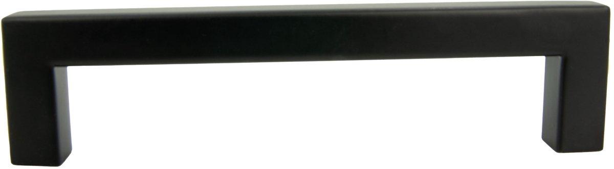 B&B Classic – Meubelgreep – Mat Zwart – 128 mm – Roestvrij Staal