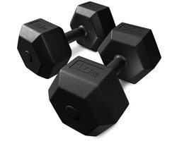 Trex Sport TX-010CD – Dumbells – Composiet Coating – Halters voor Fitness – Voor Thuisgym & Kracht – 2 x 10 kg – Totaal 20 kg
