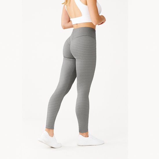 IMPULSE PLUS SIZE Anti-Cellulitis Legging voor Dames maat XL grijs Rough Radical fitness crossfit gym training — afbeelding 2