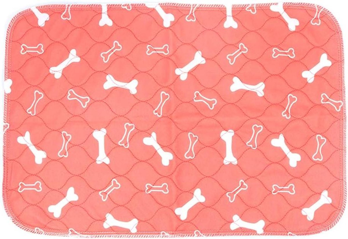 CSGoods - Antislip hondenkrat mat voor honden en katten - Wasbare hondenpads - Snel absorberend - Ademend - Oranje
