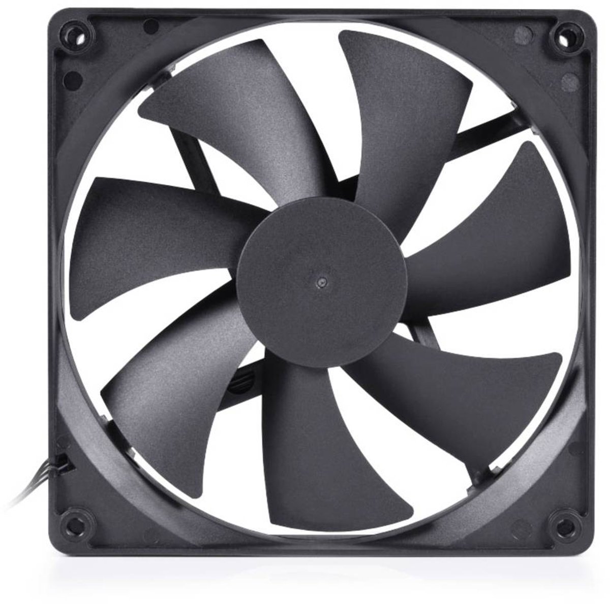 Alphacool Core PWM PC-ventilator Zwart (b x h x d) 140 x 25 x 140 mm