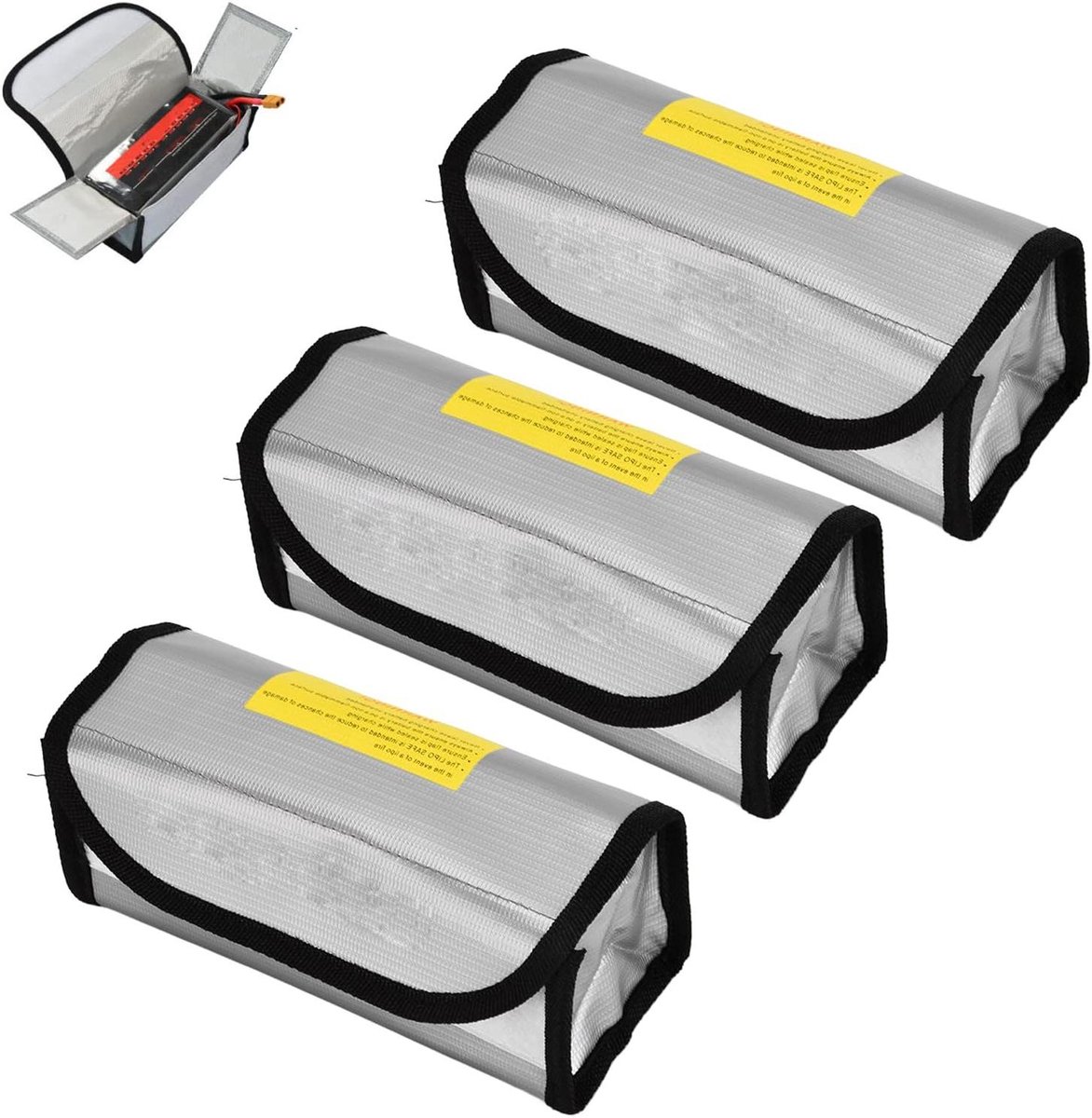 Ronte - Lipo Batterij Veilige Tas voor Thuis Workshops met Brandwerende Bescherming
