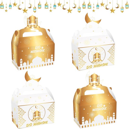Eid Mubarak Geschenkdozen 12 Pack: Verrijk je Ramadan met Betoverende Traktaties en