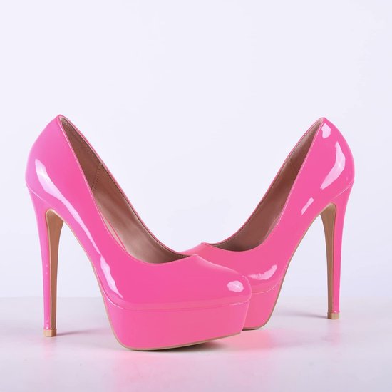 Damesschoenen op hakken Dames Platform Pumps Lente Zomer Ondiep Kruisband Gespschoenen Ronde Neus Schoenen voor Dames Hoge Hakken – koop de beste producten in de online winkel