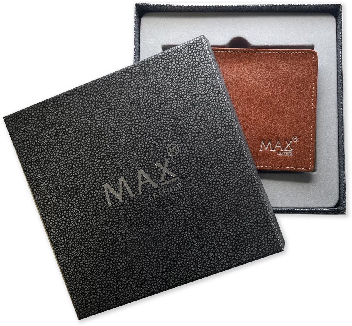 Max 5 MAX PO 004 Leren Portemonnee - Bruin
