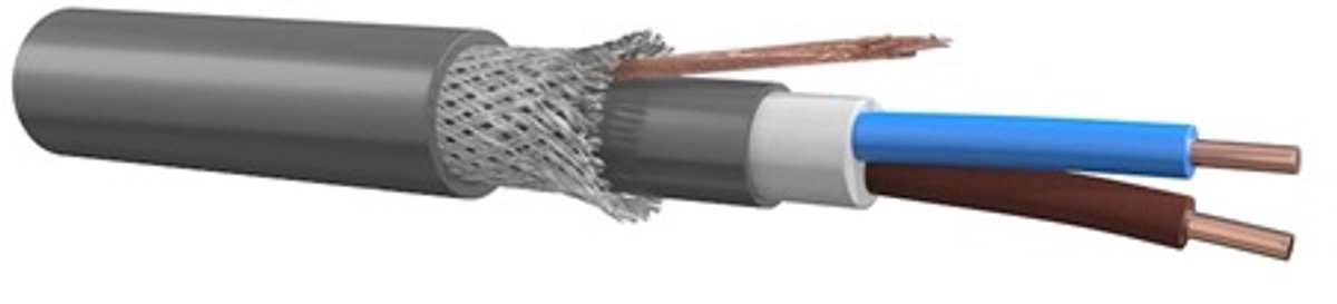 Xmvk-as Grondkabel 2x2.5mm2 per rol van 50 meter