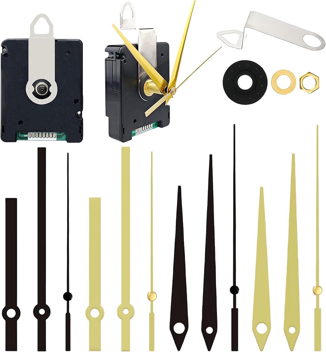 Stille DCF Radiogestuurde Uurwerkset voor Wandklokken - Vervangingsonderdelen en Knutselprojecten