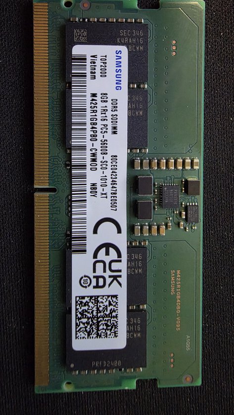 Samsung - 8GB DDR5 - 5600MHz - SODIMM Werkgeheugen | bol