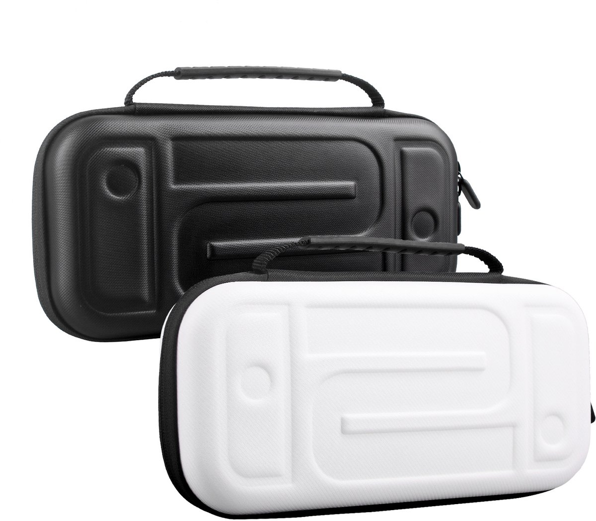 opbergtas - draagbare koffer - draagtas - compatibel met Nintendo Switch 2-consoleopslag - beschermhoes - opbergtas met grote capaciteit - geschikt voor console en accessoires - wit