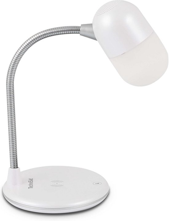 Kleine tafellamp, draadloos, led bedlampje, touch dimbaar met warm