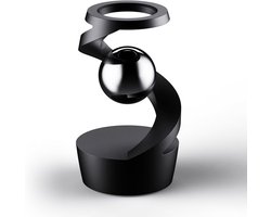 Metalen draaiende tol voor op het bureau - Stressverlichtend vingerdraaispeelgoed - Kantoordecoratie - Kan de concentratie verbeteren - Zwart