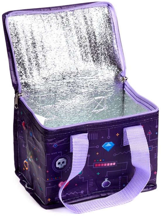 Koeltas Lunchtas - Game Over - RPET Duurzaam - 21x13x15,5cm — afbeelding 2