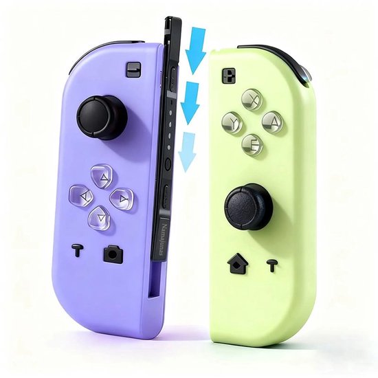 Namajunas - Draadloze Controller geschikt voor Nintendo Switch/OLED/LITE - Gamepad - Geschikt voor Switch Joy-Con Controller paar - 6-assige gyroscoop - Ondersteuning voor ontwaken/screenshot & Turbo - Niet geschikt voor Nintendo Switch 2