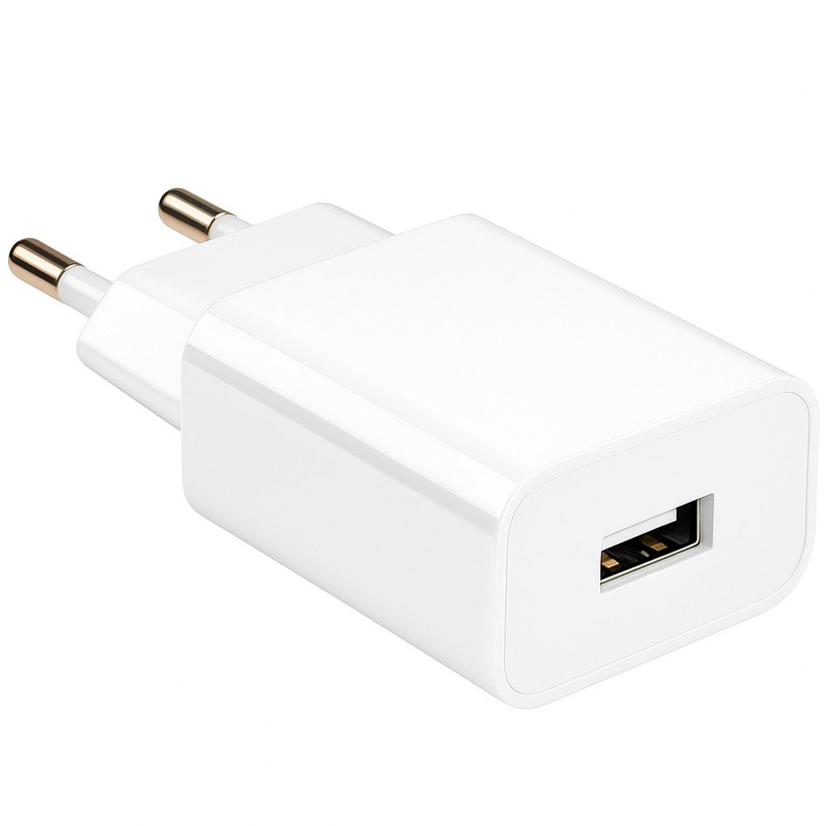 USB oplader - 1.000 mA - Wit - Allteq