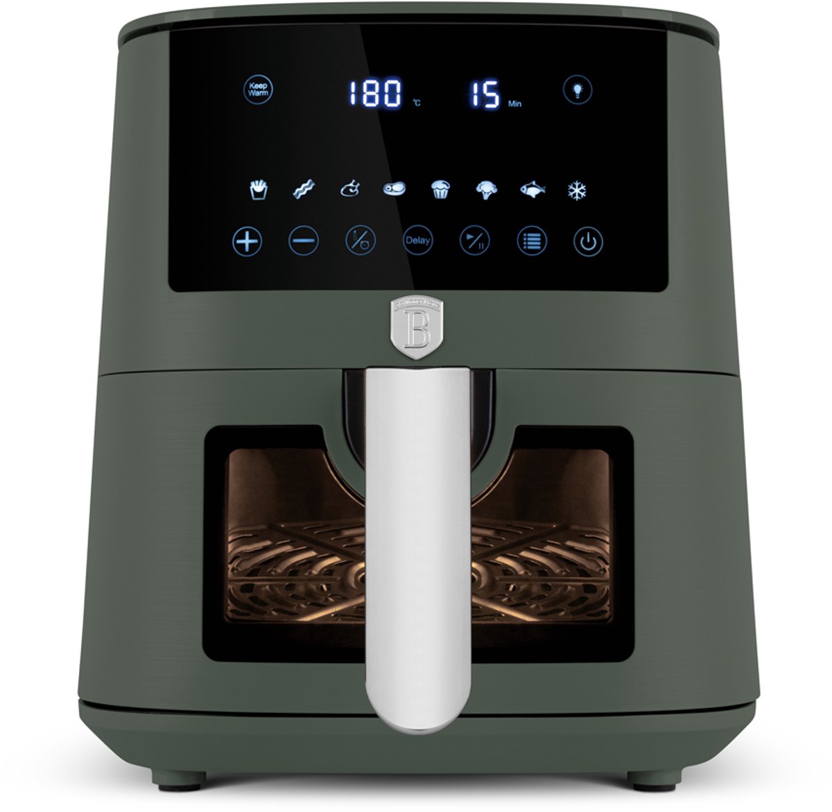 Berlinger Haus Airfryer XL - Mat groen