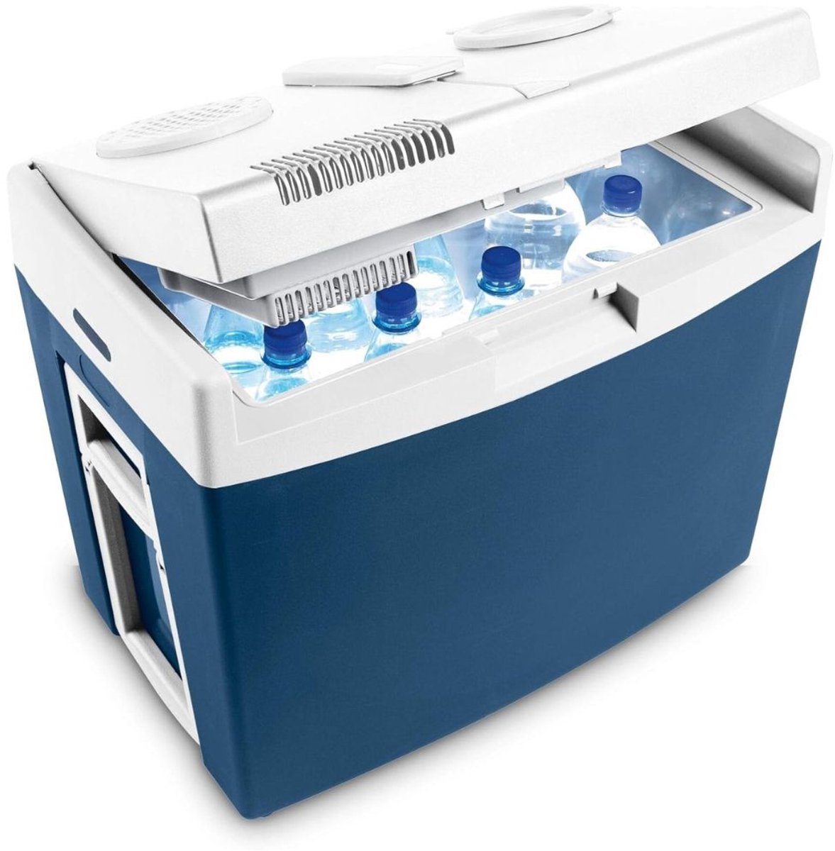 RVV® Elektrische koelbox 12 en 230 volt - Elektrische koelbox - Koelbox - Blauw - 54cm x 35cm x 45cm