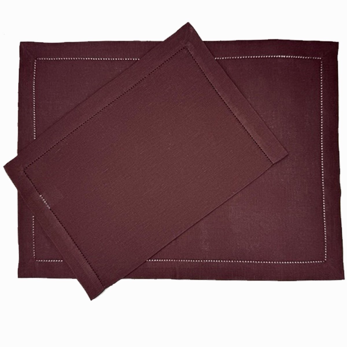 Himla Ebba placemat aubergine, set van 4