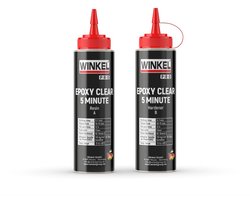 Winkel - Epoxy Giethars - Epoxy kit - Epoxy - Klaar in 5 minuten - 2 x 250gram - vloeibare epoxy - Transparant - Epoxy lijm