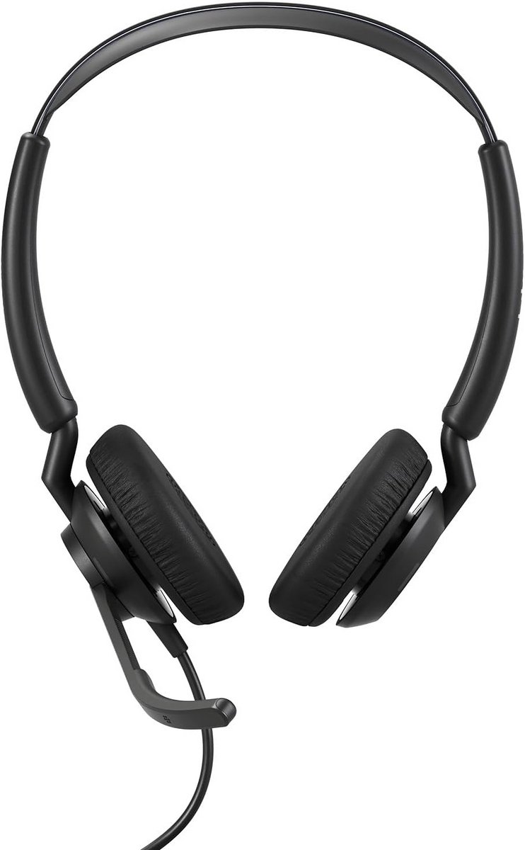 Stereo On-Ear Headset met Noise Cancelling en Microfoonruisonderdrukking voor Computer