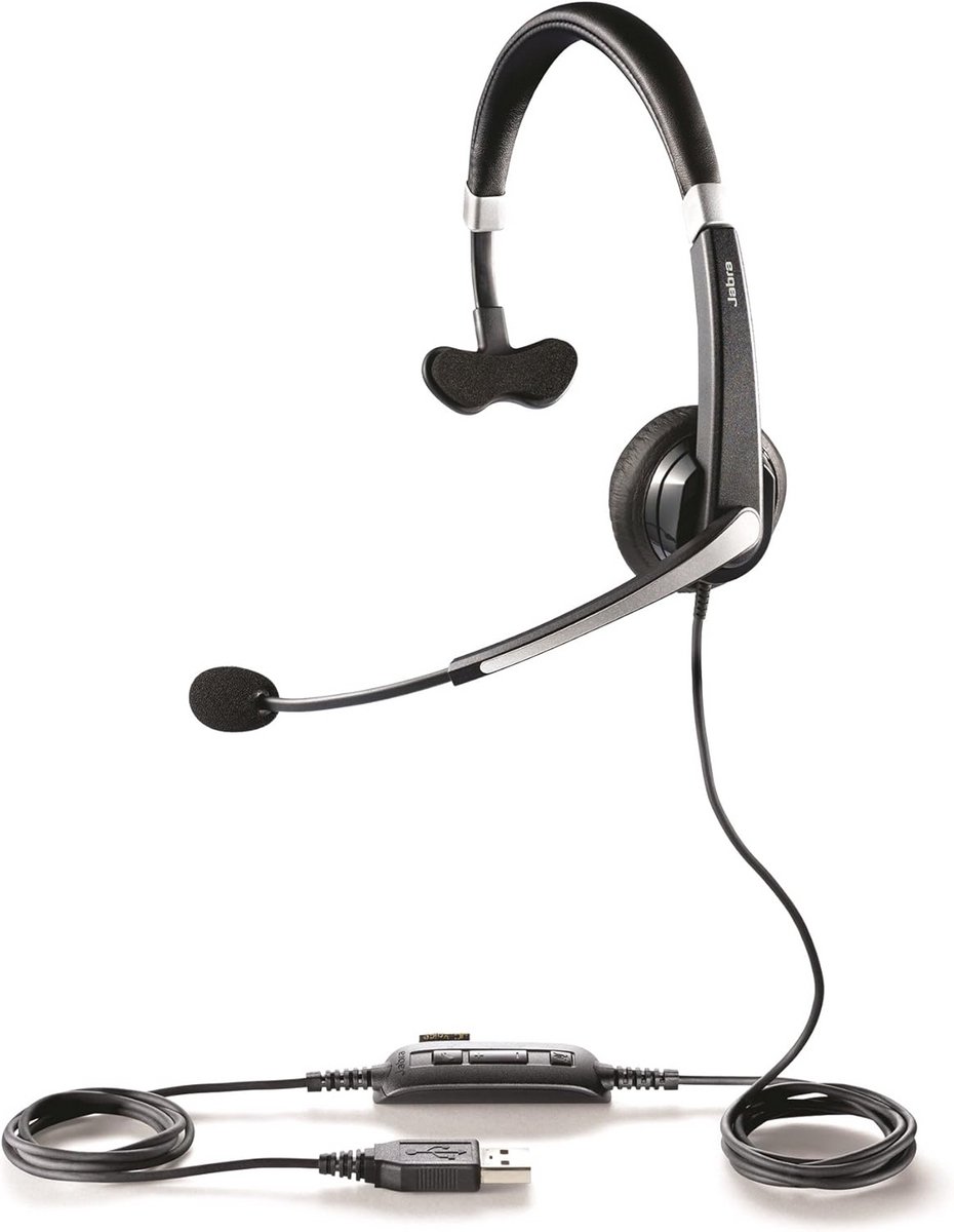 Comfortabele Mono USB Headset voor Zakelijk Gebruik en Thuiswerken