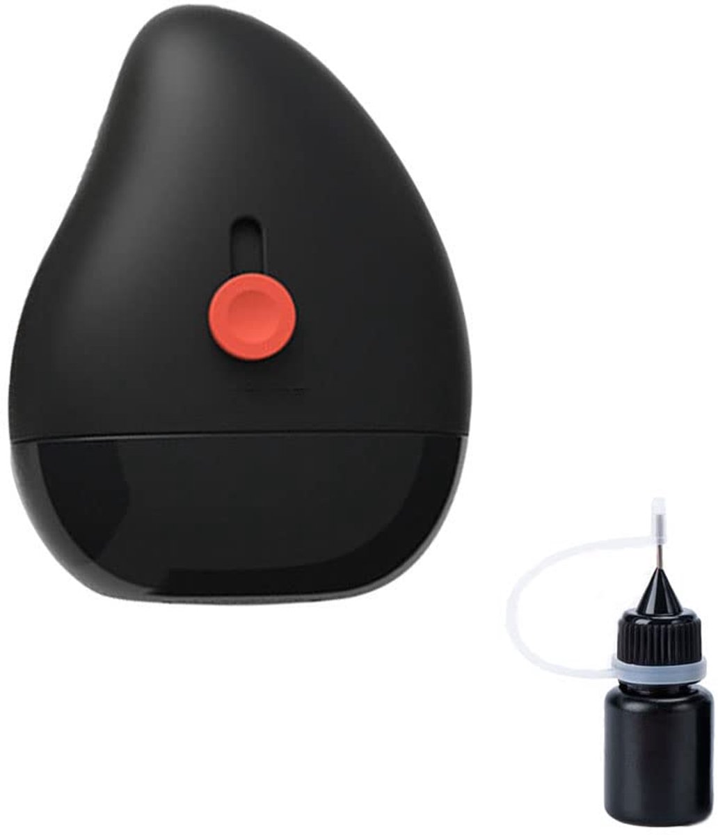 IMPERATORIS® Identiteitsdiefstal Bescherming Rolstempel met Inkt - Privacy ID Adres Blokkeren Stempel - Privacy Beveiliging Diefstal Roller Stempel - Beveiligingsroller - Zwart