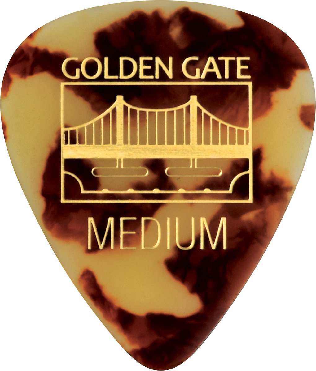 Golden Gate MP-447 Sideman - Plectrum - Tortoise - Medium - 0.75 mm - 12-pack