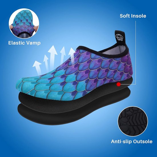 Barefoot Quick Dry Aqua Sokken - Bellawebshop